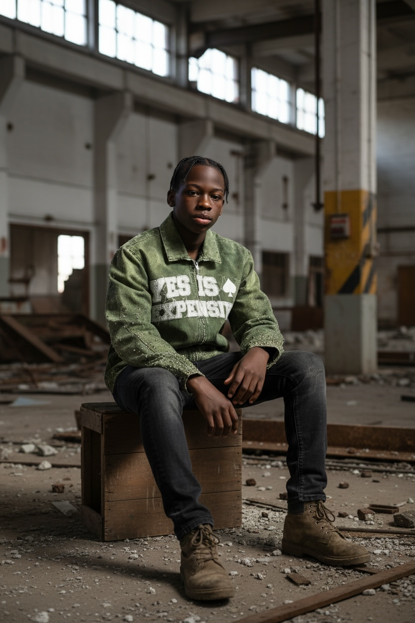 “YES IS EXPENSIVE” VINTAGE JACKET  (LIMITED EDITION)