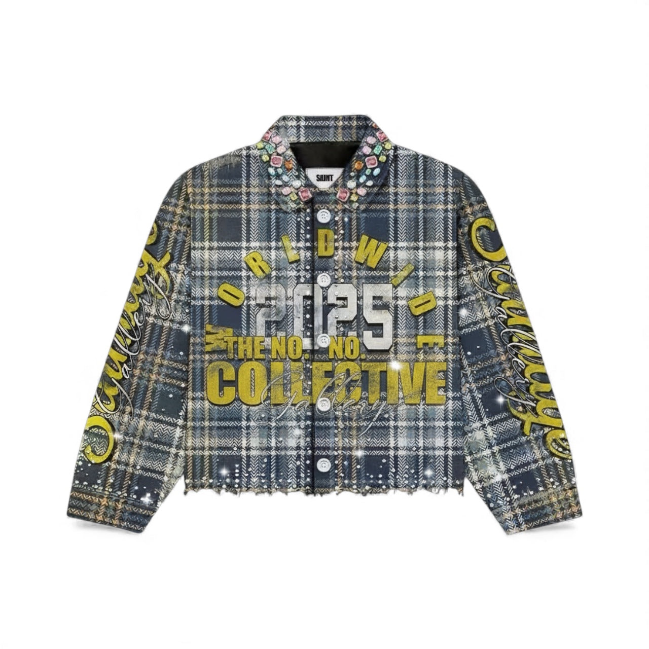 VINTAGE PLAID RHINESTONE SHIRT (LIMITED EDITION)