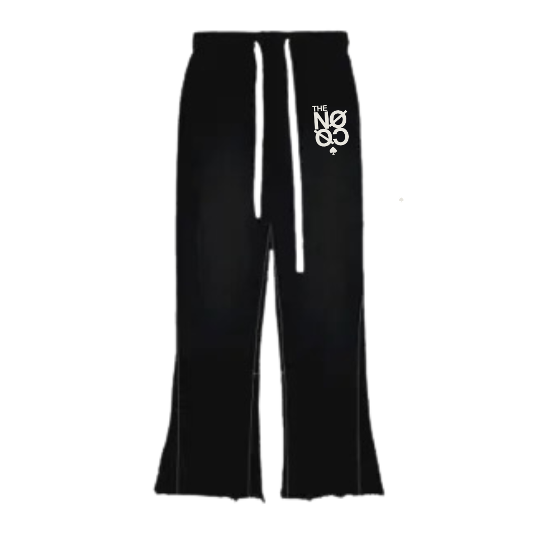 "NO" FLARED SWEATPANTS (BOTTOMS ONLY)