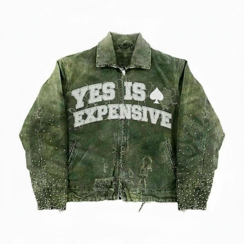 “YES IS EXPENSIVE” VINTAGE JACKET  (LIMITED EDITION)