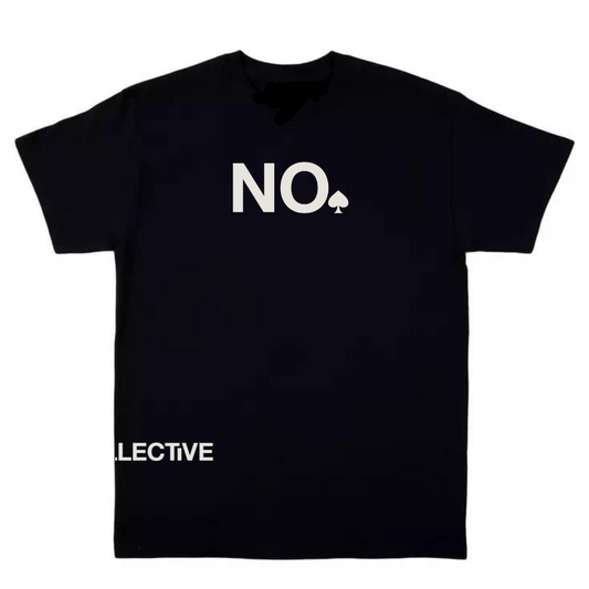 "NO" ESSENTIAL T-SHIRT(BLACK/WHITE)